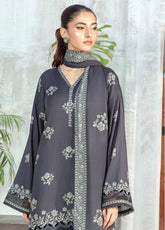 LSM Lakhany Printed Pashmina 3 Piece Unstitched Suit LSM25PP D-LG-RL-0335-B
